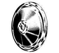 COPRICERCHIO COPPA RUOTA BORCHIA IN ACCIAIO INOX COMPATIBILE PER VECCHIA 500