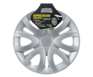 Copricerchio Coppetta Copri Borchie Ruota Cerchio Auto Universale Antiurto 16"