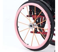 Copricerchio for sedia a rotelle Copricerchio for sedia a rotelle, Copricerchio for sedia a rotelle in silicone da 24 pollici Coperchio protettivo for anello di spinta for sedia a rotelle antiscivolo