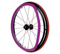 Copricerchio for sedia a rotelle in silicone, 1 paio di copriruota antiscivolo for sedia a rotelle, Coprimanopole for ruote posteriori, Copriruota posteriore for sedia a rotelle for migliorare presa e