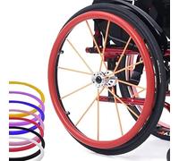 Copricerchio Per Sedia A Rotelle In Silicone Da 24 Pollici Copricerchio Per Sedia A Rotelle Copriruota Posteriore Manicotto Protettivo Antiscivolo Accessori Per Sedia A Rotelle(Color:7)