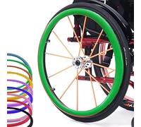 Copricerchio Per Sedia A Rotelle In Silicone Da 24 Pollici Copricerchio Per Sedia A Rotelle Copriruota Posteriore Manicotto Protettivo Antiscivolo Accessori Per Sedia A Rotelle(Color:2)