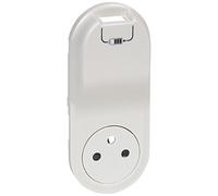 Copricerchio - presa di corrente 2p+t + usb- legrand celiane - bianco