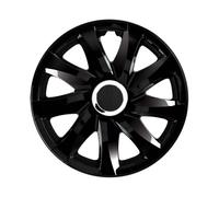 NRM Set di 4 copricerchi universali Drift nero 14"