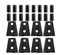 Copricerniere per auto, Yosoo 8 pezzi, Yosoo colore nero, Yosoo per JK illimitato a 4 porte 2007-2018
