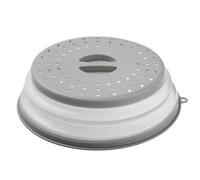 Copricibo per microonde Accessori Cucina Pieghevoli Riutilizzabili Sicuri | Coperchi Alimenti Microonde Paraschizzi Per Verdura Frutta Casa Cucina Lavello Frigo Preparazione Pasti Medio*grigio