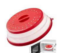Copricibo per microonde con Manico con Foro Gancio e Coperchio Superiore | Paraschizzi Microonde, Copri Ciotole Per Verdura Frutta Casa Cucina Lavello Frigo Preparazione Pasti Medio*