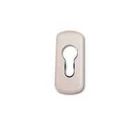 Copricilindro di sicurezza sagomato foro Yale Master art. 2129.5 (Avorio Ral 1013)
