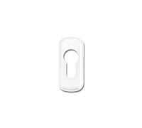 Copricilindro di sicurezza sagomato foro Yale Master art. 2129.5 (Bianco Ral 9010)