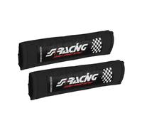Kit 2 copricintura sicurezza sportivo Simoni Racing microfibra nera CC2/N-V