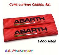 Copricinture Carbon Look RED " ABARTH " BLACK