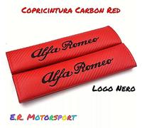 Copricinture Carbon Look RED " ALFA ROMEO" BLACK