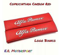 Copricinture Carbon Look RED " ALFA ROMEO" WHITE