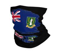 Copricollo British Virgin Islands Flag Quick-Drying Coprifaccia Riutilizzabile Headwear per Climb attività All'Aperto Sport 2 Pezzi