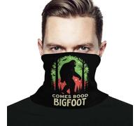 Copricollo Comes Good Bigfoot Night Scene Sasquatch Resistente alla Polvere Fascia Confortevole Maschera per Moto Outdoor attività All'Aperto 2 Pezzi