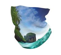 Copricollo Tropical Ocean Leggero Copricapo Multifunzionale Headwear per Pesca Sci Yoga 2 Pezzi