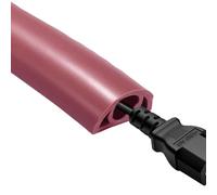 Copricorda da pavimento, copricavo elettrico per pavimento, copricavo di prolunga in PVC morbido ignifugo per protezione del cavo autoadesivo per la gestione dei cavi domestici, ufficio a domi