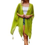 Copricostume Donna Copricostume da Bagno Boho Coprispalle da Donna Gonna Mare Camicia Mare Abito Cover Up Moda Abiti Set Kimono Lungo