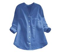 Copricostume Donna Mare Camicia Lino Donna Maglie Cotone Maniche Lunghe Maglia Camice Estive Camicie Curvy Nera Elegante Bianca Oversize Camicetta Da Abbigliamento Estivo Body Caftano 3Xl Lunga