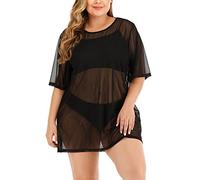 Copricostume Donna Mare Sexy Top Tunica Retro Kimono Estivo Elegante Copricostumi Boho Pareo Tinta Unita Copribikini Vestiti Mare Corti Per Spiaggia Elegante Estate Bikini Senza Maniche Cover Up