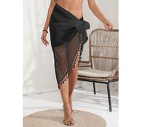 Copricostume Pareo Scialle Donna Mare Misto Rete Woman Sarong COV0249