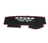 Copricruscotto Auto Tappetino Parasole Per VW Per Passat B7 2011-2014 Cruscotto Copertura(B Red Edge (RHD),Flannel)