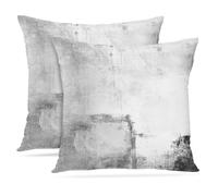 Copricuscini Britimes, set di 2 federe decorative per cuscini da 18 x 18 pollici, con pittura a olio astratta, per camera da letto, soggiorno, di