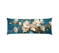Copricuscini, Cuscino Corpo Extra Lungo 40x150cm, Vaso Orchidea Jade Cuscino per Dormire Laterale per Adulti, Supporto per Schiena e Gambe, Federa Velluto, Cuscini per il Corpo, Decor della casa d-970