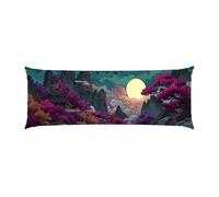 Copricuscini, Cuscino Corpo Extra Lungo 60x180cm, Acqua di montagna Cuscino per Dormire Laterale per Adulti, Supporto per Schiena e Gambe, Federa Velluto, Cuscini per il Corpo, Decor della casa d-766