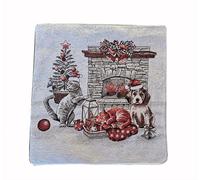 Copricuscini divano 42x42 cm Natalizi vari disegni 2 Pezzi in Gobelin - Natale