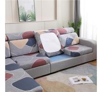 Copricuscini per Divani Fantasia Fodera per Cuscino del Sedile del Divano Elasticizzato con Penisola Antimacchia Copriseduta Divano Separati Coprisedile per Divano Antigraffio,I-2-seater（100-125cm)