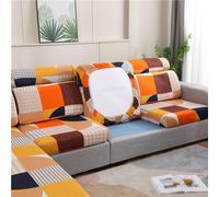 Copricuscini per Divani Fantasia Fodera per Cuscino del Sedile del Divano Elasticizzato con Penisola Antimacchia Copriseduta Divano Separati Coprisedile per Divano Antigraffio,M-2-seater（100-125cm)