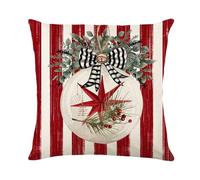 Copricuscino 60x60 Foglie Rosse Verdi Federe Cuscino Letto in Pelliccia Morbida e Calda Cuscini Divano con Cerniera Invisibile Copri Cuscini per Divano Ufficio Auto Giardino