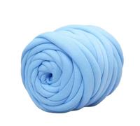 Copricuscino for letto in lana spessa tessuta a mano for gatti - 500 g di cotone Iceland Line, design anticollisione for il comfort accogliente del gatto(Lightblue)