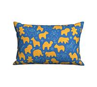 Copricuscino Letto Animal Crackers Fodere Cuscini con Cerniera Invisibile Morbido Decorativi Federa, per Interni Ed Esterni, Divano, Auto, 40x60cm