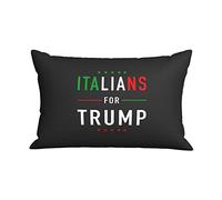 Copricuscino Letto PRO Trump Italians for Trump Fodere Cuscini Morbido Moda Decorativi Federa, per Sedia, Letto, Auto, 40x60cm