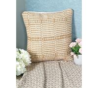 Copricuscino quadrato in macramè 16"X16" con nappe decorazione federa cuscino...