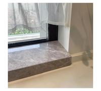 Copridavanzale con venature in marmo grigio, protezioni for davanzali resistenti all'umidità, for balconi/portici, davanzali (100x18 cm/39,4x7 pollici)(100x20cm/39.4x7.9in)