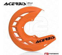 COPRIDISCO ACERBIS X-BRAKE ARANCIO PROTEZIONE DISCO FRENO ANTERIORE UNIVERSALE