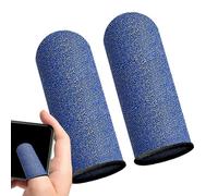 Copridita per giochi per cellulari, Copridita per giochi, Copri dita anti-sudore in fibra di carbonio da 2 pezzi, Manicotti leggeri per le dita del gioco per migliorare la sensibilità delle e la