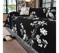 Copridivani 1 2 3 posti Copridivani antiscivolo ad alta elasticità Copridivani in stile floreale Copridivani lavabili Copridivani universali resistenti Protezion(Size:180*300cm/70.86*118.11IN,Color:D)