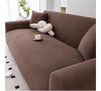 Copridivani altamente elastici all-inclusive, antiscivolo e lavabile, protezione per mobili per bambini e animali domestici (4 posti, 235-300cm, Grigio scuro)(Marrone,1 Seater(90-140cm))