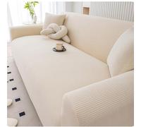 Copridivani altamente elastici, copridivani antiscivolo Copridivani all-inclusive Protezione per mobili lavabile ed elasticizzata per bambini e animali domestici(Size:5 Seater(305-360cm),Color:Bianco)