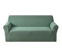 Copridivani Altamente Elastici Protezioni per Mobili, Copridivani Lavabili Adatti Agli Animali Domestici Componibili per Divani a 4 Cuscini Copricuscini per Divani da Salotto Green 1-seater