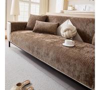 Copridivani in Velluto-Cosy Solid Colour Non-Slip Couch Cover Lavabili in Lavatrice per Gatto E Cani per Divani A 1/2/3/4 Posti(style12,70x150cn)