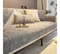 Copridivani in Velluto-Cosy Solid Colour Non-Slip Couch Cover Lavabili in Lavatrice per Gatto E Cani per Divani A 1/2/3/4 Posti(style1,70x150cn)