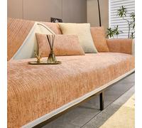 Copridivani in Velluto-Cosy Solid Colour Non-Slip Couch Cover Lavabili in Lavatrice per Gatto E Cani per Divani A 1/2/3/4 Posti(style5,70x150cn)