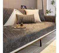 Copridivani in Velluto-Cosy Solid Colour Non-Slip Couch Cover Lavabili in Lavatrice per Gatto E Cani per Divani A 1/2/3/4 Posti(style2,70x150cn)
