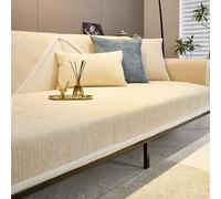 Copridivani in Velluto-Cosy Solid Colour Non-Slip Couch Cover Lavabili in Lavatrice per Gatto E Cani per Divani A 1/2/3/4 Posti(style3,70x150cn)