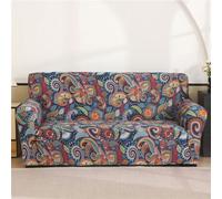 Copridivano 1 2 3 4 Posti Copridivano Con Fantasia Stampata Fodere Copridivano Altamente Elasticizzati Fodere Completo Copridivano Antiscivolo Copridivano Protettivo(Size:4 Seater(235-300cm),Color:A)